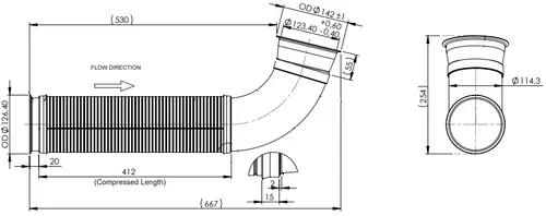Pipe for Scania