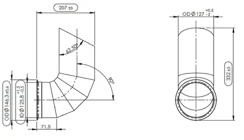 Pipe for Iveco